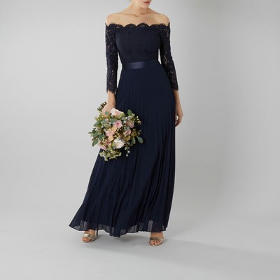 coast navy odetta maxi dress