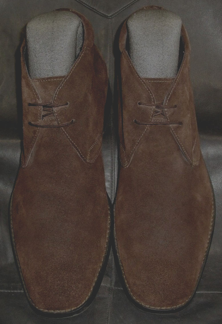 Aston Grey Men\'s Brown Suede Chukka Boot with Lug Outsole Aston grey legaewet chukka - Gem main image 2