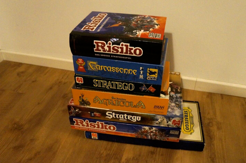 Gesellschaftsspiele Brettspiele Sammlung Konvolut als ERSATZTEILE - Risiko etc.