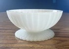 Vintage Indiana Glass Ribbed Bowl