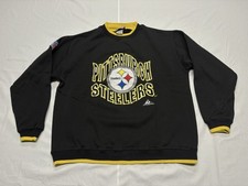 Pittsburgh Steelers NFL Pro Line Apex One Vintage 90 s Crew Sweatshirt Large