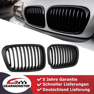 Sport Kühlergrill Performance Schwarz Matt passend für BMW 5er E39 95-03