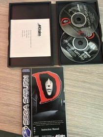 D   sega saturn PAL,  with original box and manual.