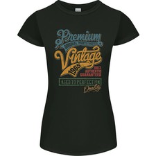 Camiseta de corte pequeño para mujer Aged to Perfection 60 cumpleaños 1965