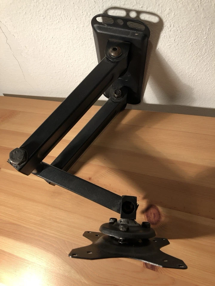 Bildschirmhalterung Wandhalterung VESA, Neigbar und Schwenkbar, - Bild 2 von 2