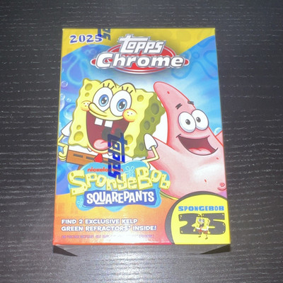 Topps Chrome SpongeBob SquarePants 2025 Display Englisch