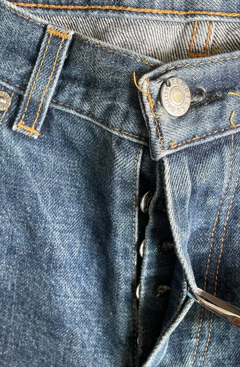 HELMUT LANG Classic Raw Denim 1999 Italian Cut Made in Italy | eBay