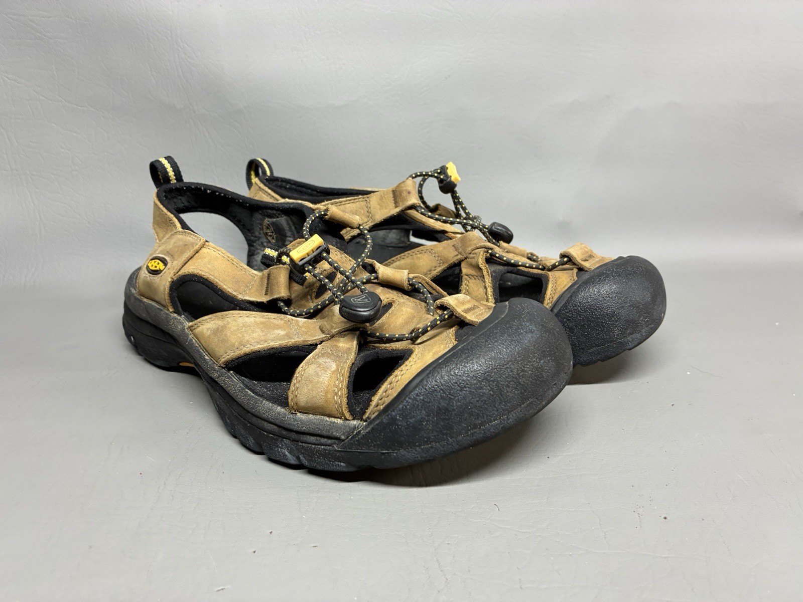 Sandali da trail donna KEEN Newport impermeabili in pelle punta chiusa 8 5 marroni escursionismo