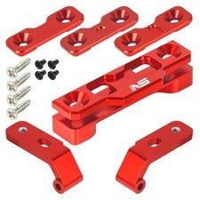 NS CNC Alu Front Upper Arm Mount Camber 0,-1,-2 RED -Kyosho Mini-Z MR04 EVO 2