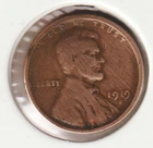Rare Old 1919-S US Lincoln Wheat Penny Cent Semi-Key Date Collection Coin USA 🔥