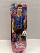 Barbie Careers You Can Be Anything Soccer Player Ken Doll With Ball NEW IN BOX