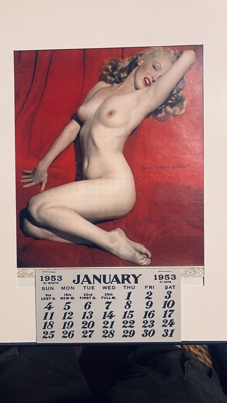 Vintage Marilyn Monroe 1953 “Golden Dreams” Full Calendar 