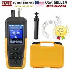 Dust Particle Counter Air Quality Monitor PM0.3/2.5/10um 3Channel Temp&RH Sensor