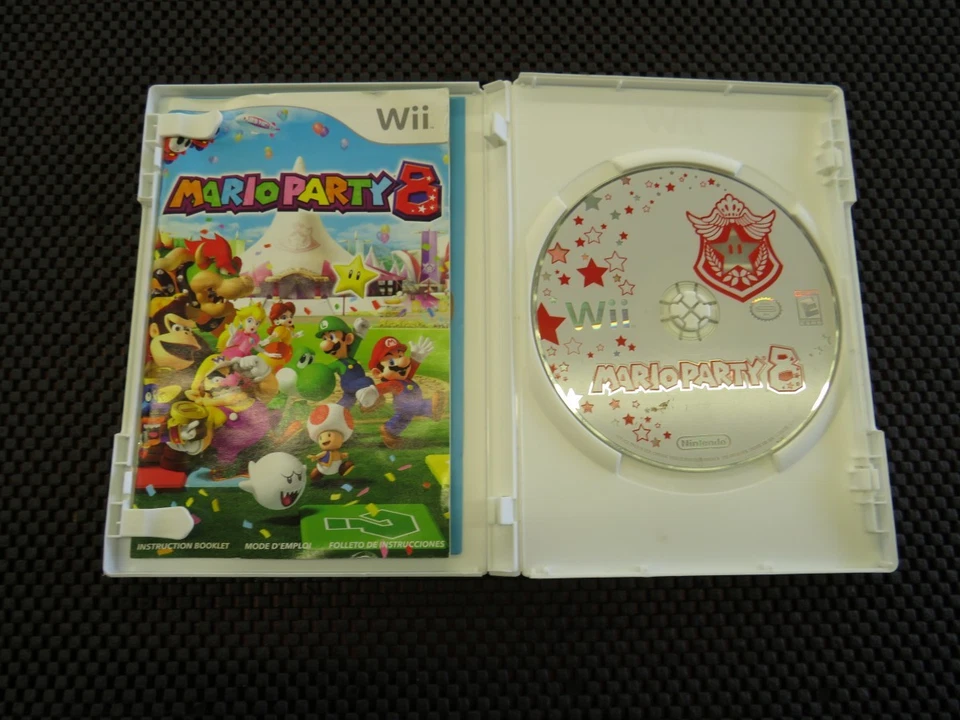 WII MARIOPARTY8 ( NINTENDO) 2007, COMPLETED WITH MANUAL, SCRATCHES O (TDY029090) - Image 3 of 4