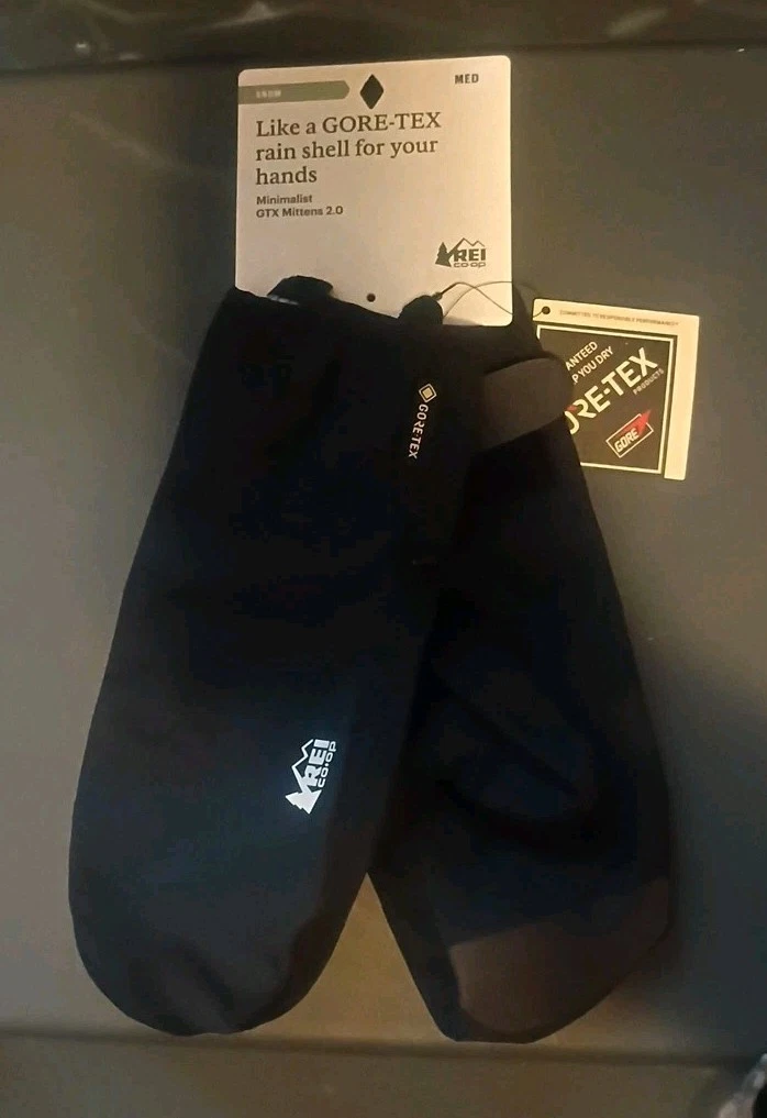 REI Gore Tex Minimalist GTX Mittens 2.0 Snow Gloves Rain Unisex Medium NEW
Opens in a new window or