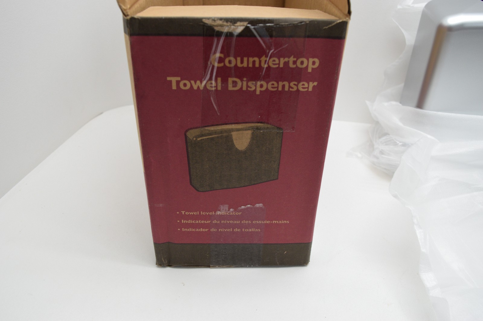 San Jamar Countertop Paper Towel Dispenser Holds Multifold, C-Fold, New