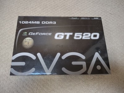 EVGA NVIDIA GEFORCE GT 520 1024MB DDR3 GPU - NEW IN BOX