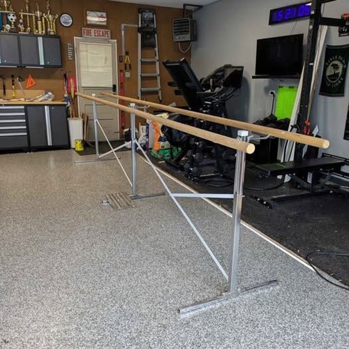 Alvas Barre 16' Freestanding Ballet Barre & Wall Brackets
