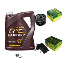 Mann Inspektionspaket 5L Mannol Energy 5W-30 FüR Nissan Note 1.5 Dci Almera II