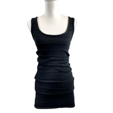 Cool Attitude Women's S Small Black Sleeveless Bodycon Sweater Dress