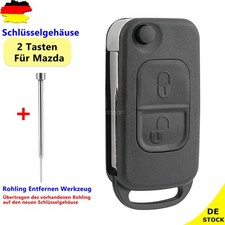 Klapp Schl&uuml;ssel Geh&auml;use 2 Tasten HU44 F&uuml;r Mercedes Benz SLK R170 96-04 +Werkzeug
