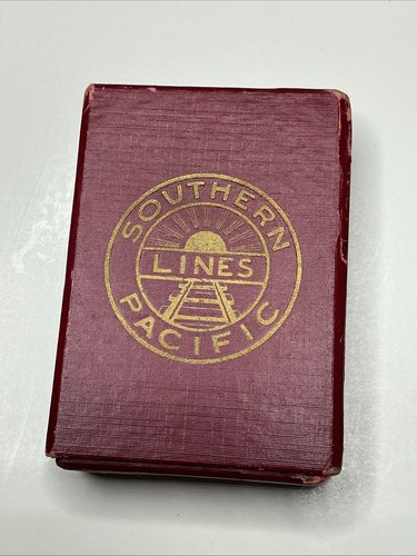 Vintage Southern Pacific Lines Railroad Playing Cards Excellent Condition