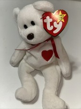 Valentino ty beanie baby White Valentino Skusilver