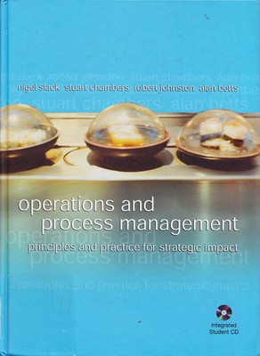 Operations And Process Management: Principles And Practice for St