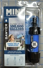 Sawyer SP128 Mini Water Single Filtration System Single - Blue