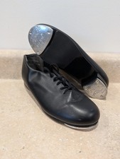 Capezio Tele Tone Tap Shoes Girls Size 2M Black