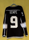Autographed/Signed Adrian Kempe Los Angeles LA Black Hockey Jersey JSA COA