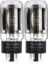 Tung-Sol 6L6GC "STR" Platinum Matched Duet Power Tubes (3-pack) Bundle