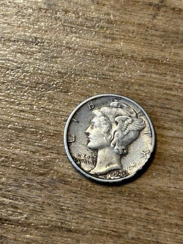 1945D Mercury Dime XF+