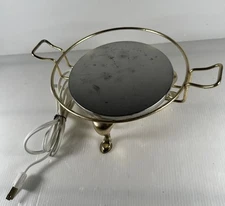 Vtg Elec Warm Hot Plate Up to 7.5" Pyrex Dish Atlantic Precision Works Style 301