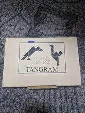 Legespiel Tangram Holz Klassisches Logikspiel Puzzle 7 Teile Denkspiel gebraucht