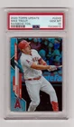 2020 TOPPS UPDATE BASEBALL CARD #U-243 MIKE TROUT PSA 10 RAINBOW FOIL MLB ANGELS