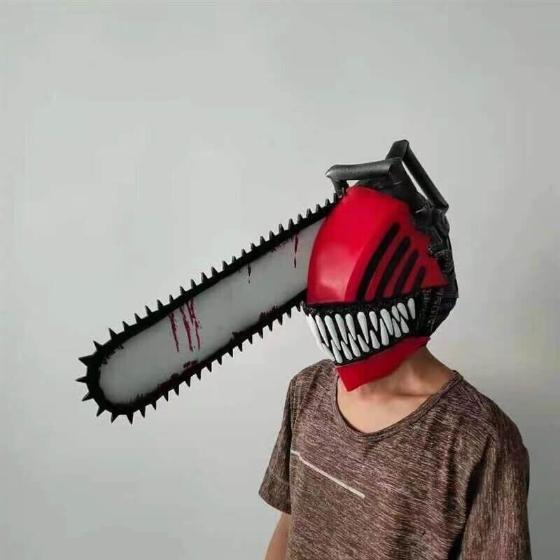 Chainsaw Man Cosplay Latex mask Headgear Rubber Denji Full head