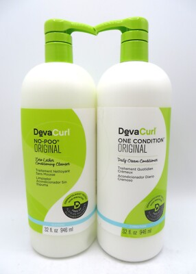 #ad #ad DEVACURL NO POO ORIGINAL CLEANSER ONE CONDITION 32 OZ Duo $58.40