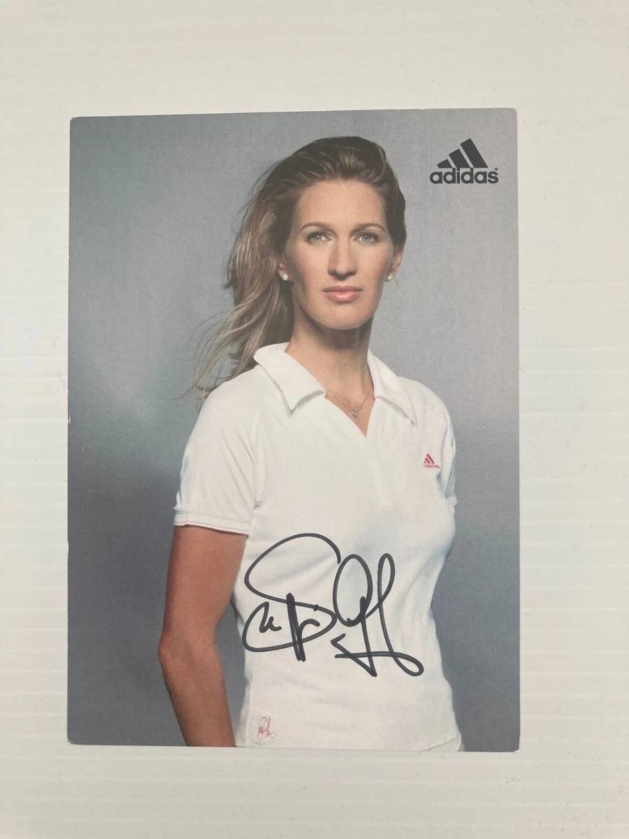 STEFFI GRAF TENNIS GRAND SLAM LEGEND RARE OFFICIAL ADIDAS SIGNED
