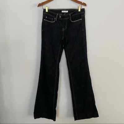 White House Black Market Noir Flare Jeans