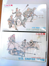 Neuf dans sa boîte 1:72 DML "Nam Series" U.S. Sniper Team & NVA Sapper Team kits 3308 & 3016