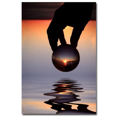 Trademark Art Beata Czyzowska Young The World in His Hands Canvas Art, 30 by ...