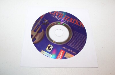 Sid Meier's Civilization III: Conquests (PC 2003, Disc Only) Rated E, Atari