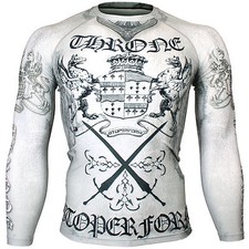 BTOPERFORM [FX-142W] Under Skin Tight Compression Rash guard Base layer BJJ MMA