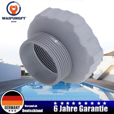Pool schlauchadapter für Intex Ersatzteil 11239 Wandbefestigung 28001E Grau DHL