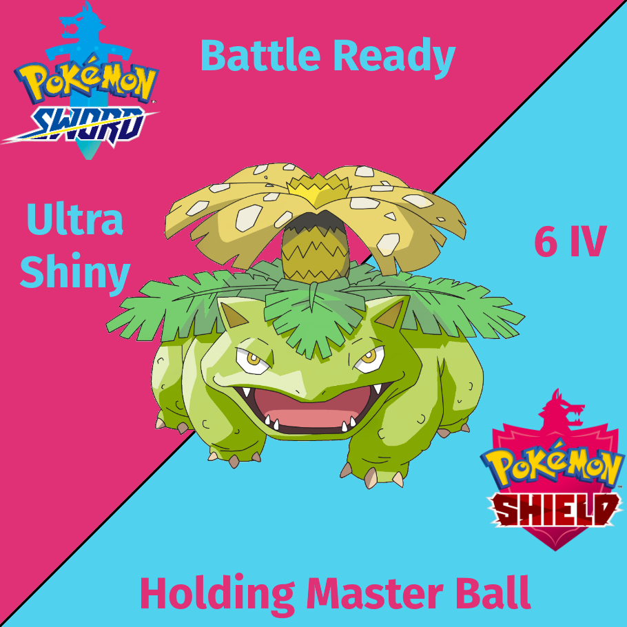 ✨ ULTRA SHINY VENUSAUR ✨, 6IV BATTLE-READY