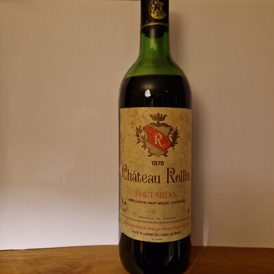 1978 Haute-Medoc -Chateau Rollin France - Rotwein ungeöffnet