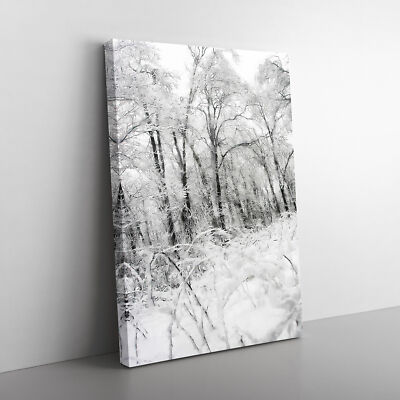 Winterwald Vol.4 Leinwand Wandkunst Malerei Gerahmtes Dekor Poster Druck Bild
