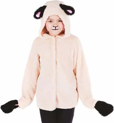 Kids Sheep Costume Boys Girls Nativity Play Farm Animal Fancy