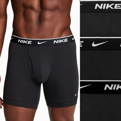 3 NIKE Dri-Fit Essential Micro 3 Pack Boxer Brief Black Men's , NEW IN BOX LARGE